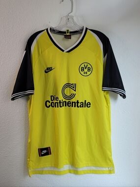 Nike Borussia Dortmund Yellow & Black Soccer Jersey